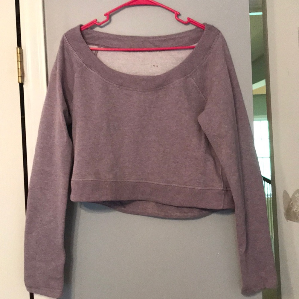 Lululemon long sleeve crop shirt